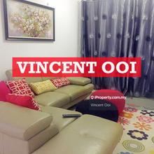 High Floor! Arena Residence 1250sf Furnished 2cp Bayan Baru Spice Ftz