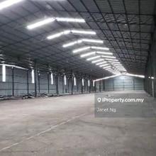 Manufacturing Detached Warehouse for Rent Klang, Selangor