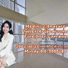 Medini signature duplex unit for sale @ foreigner can buy
