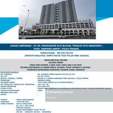 Auction Pangsapuri Eco Bloom !! Below Market Price!
