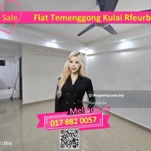 Kulai Flat Temenggong Refurbish Renovated 3bed Rm500 Can Buy