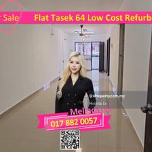 Masai Flat Tasek 64 Seri Alam Refurbish Renovated Low Cost Flat 3bed