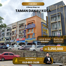 Taman Danau Kota, KL 4 Storey Shop & Office For Sale 