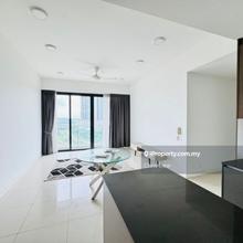 Grand Medini partly furnished unit with balcony, unblock view
