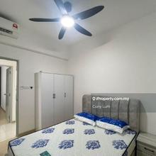 All room with aircond, link bridge with mrt, viewing anytime.