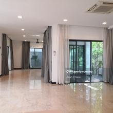 3 storey landed villa in gated guarded development with pool & gym