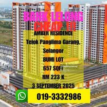 Bank Lelong The Amber Residences 257 Telok Panglima Garang Selangor