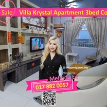 Skudai Villa Krystal Apartment Nice Design 3bed Corner Rm500 Can Buy