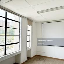 Kepong desa aman puri office sale main road freehold rooms aircond