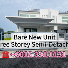 3 storey semi-detached @ taman klebang utama ( bare new unit )