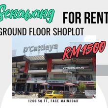 D Cattleya senawang Centre shoplot for rent ground floor