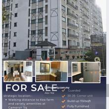 Fully Furnished Corner unit 