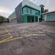 Bukit angkat 2 storey semi d corner factory 