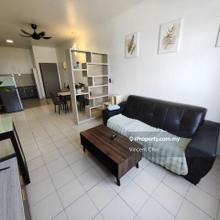 Fully Furnitured with Aircon nice unit