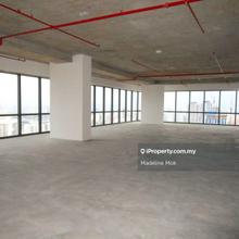 Premium Grade A corporate office whole floor plate for rent.