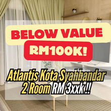 Below Bank Value Rm100k Atlantis Residence Kota Syahbandar Opp Bali