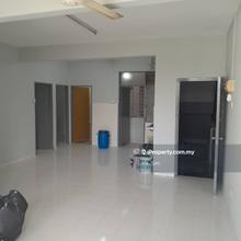 A walk up three bedroom two baths apartment