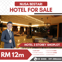 Nusa Bestari 13,000 sqft Hotel for Sale