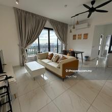 Fully furnished 2b2r, near mrt, eon mall, ready to move in