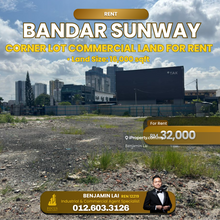Bandar Sunway Commercial Land For Rent