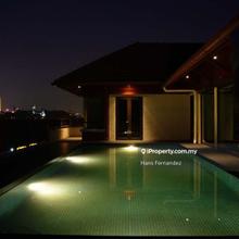 A unique single floor 9500 sq.ft penthouse with large roof top pool 