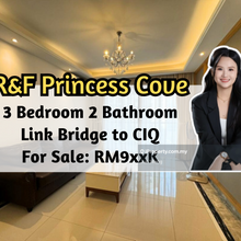 R&F Princess Cove 3 Bedroom 2 Bathroom, Link Bridge to Ciq, 1 Car Park