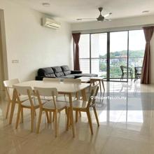 Enjoy a stunning view from the balcony