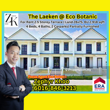 The Laeken @ Eco Botanic 2.5 Storey Terrace House For Rent