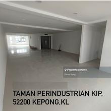 4sty Shop at Taman Perindustrian Kip, Kepong For Sale
