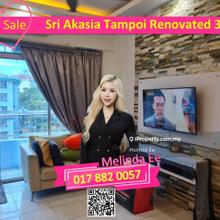 Tampoi Sri Akasia Apartment Renovated 3bed Can Full Loan