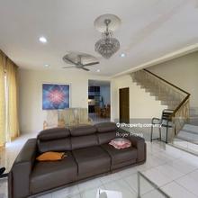2 storey terrace house, gated and guarded, extra land area