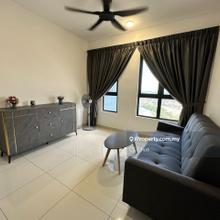Partly furnish with fridge and washing machine