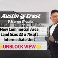Crest, Austin New 3 Storey Shoplot 