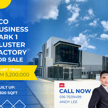 Eco Business Park Cluster Corner Factory for Sale