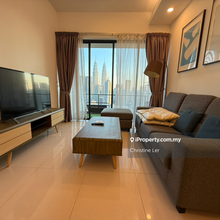 Fantastic KLCC view with Balcony, private lift, carpark included. 