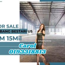 Warehouse Subang Bestari U5 For Sales