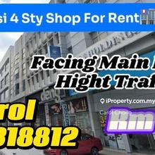 4 stry Shoplot Sungai Besi For Rent