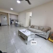 1000sqft Corner Lot Apartment with Balcony, Partial Furnished Unit