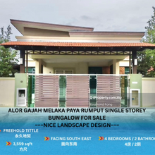 Melaka Paya Rumput Single Storey Bungalow for Sale, Come With Bea