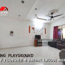 Fully Furnished 2 Storey Terrace House @ Bandar Laguna Merbok 