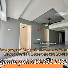 Lower floor with renovation @ pangsapuri kota laksamana utama melaka
