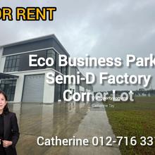1.5 Storey Semi-D Corner Factory Eco Business Park 2 Senai Johor