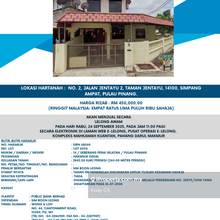 Auction Taman Jentayu !! Below Market Price!!