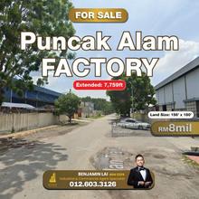 Puncak Alam Factory For Sale