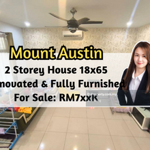 Mount Austin, 2 Storey House, Renovated, Fully Furnished, Gated Guard