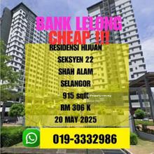 Bank Lelong Freehold Hijuan The Greens Seksyen 22 Shah Alam Selangor 