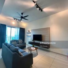 High Floor Ong Kim Wee Residence Melaka Renovated 3 Rooms Furnished