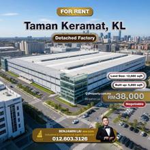 Taman Keramat, KL Detached Factory For Rent