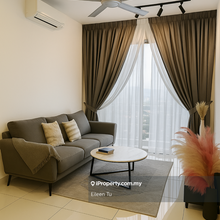 Fully furnished 3 room. High floor
