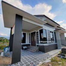 Rumah Banglo dengan View Sawah Padi Tepi Jalan Utama di Melor,Kelantan